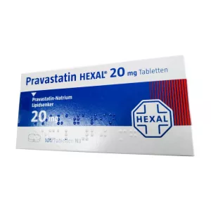 Правастатин Hexal (аналог Липостат) 20мг №100
