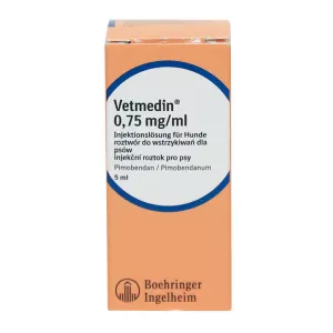 Ветмедин инъекционный 5мл (0,75мг/мл)