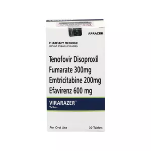 Атрипла полный аналог (Virarazer - Viraday) Тенофовир + Эмтрицитабин + Эфавиренз табл. №30