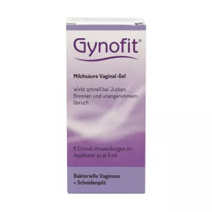 Гинофит с молочной кислотой увлажняющий вагин. гель 5мл №6