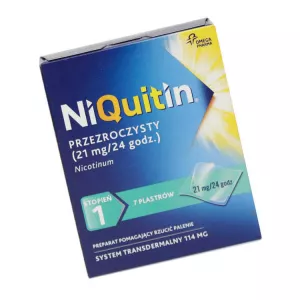 Никвитин (Niquitin) трансдерм, 21мг/сутки №7