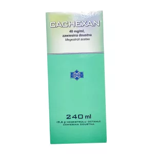 Кахексан (Мегестрола ацетат) суспензия! 40мг/мл (9,6г/уп.) 240мл