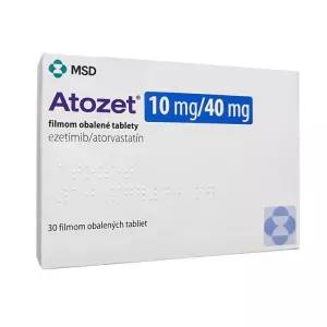 Атозет таблетки 10мг/40мг №30