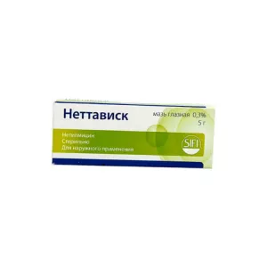 Неттависк мазь глазная (Нетилмицин) 0,3% 5г