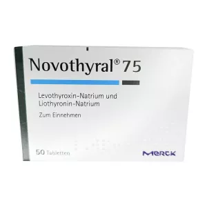 Новотирал (аналог Тиреотома) 75+15мкг №100