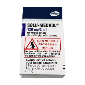 Солу медрол 120мг/2мл порошок лиоф. для инъекц. №1