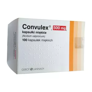 Конвулекс капсулы 500мг №100