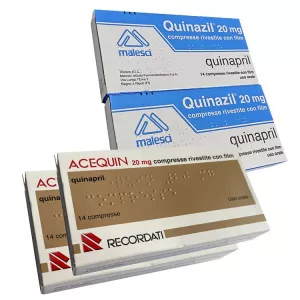 Аккупро Хинаприл таб. (в Европе название Acequin / Quinazil) 20мг №28