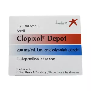 Клопиксол Депо 200 мг/мл р-р для в/м введения (масляный) 1мл №1 (1 амп!!!)