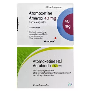 Атомоксетин HCL 40 мг Европа :: Аналог Когниттера :: Aurobindo /Amarox капс. №30