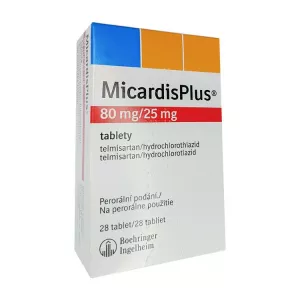 Микардис плюс 80 мг+ 25 мг таблетки №28