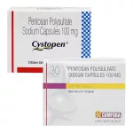 Пентосан (Пентозан) полисульфат SP 54 (Cystopen) аналог Комфора капс. 100мг N30