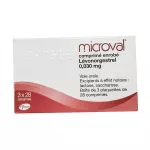 Микровал (полный аналог Микролют) Франция 0,030мг табл. №84 (28*3) курс 3 месяца!