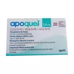 Апоквел для собак 3.6мг ГЕРМАНИЯ! таблетки для пер.применения фл N20